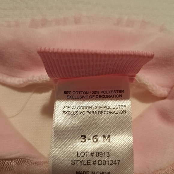 Duck Duck Goose girls 3-6 months velour footie, not sleepwear - Picture 5 of 7